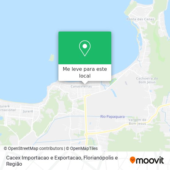 Cacex Importacao e Exportacao mapa