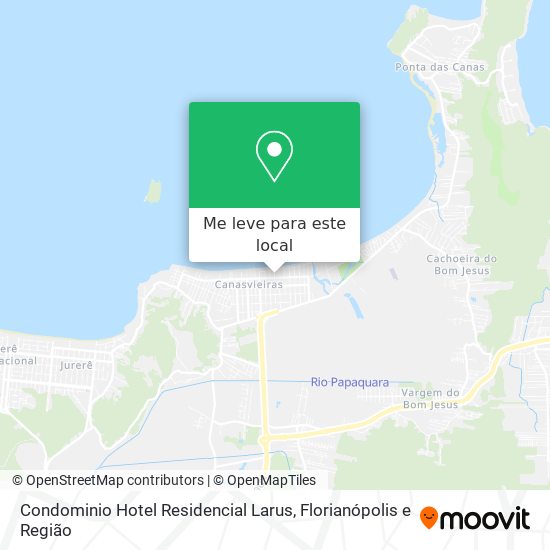 Condominio Hotel Residencial Larus mapa