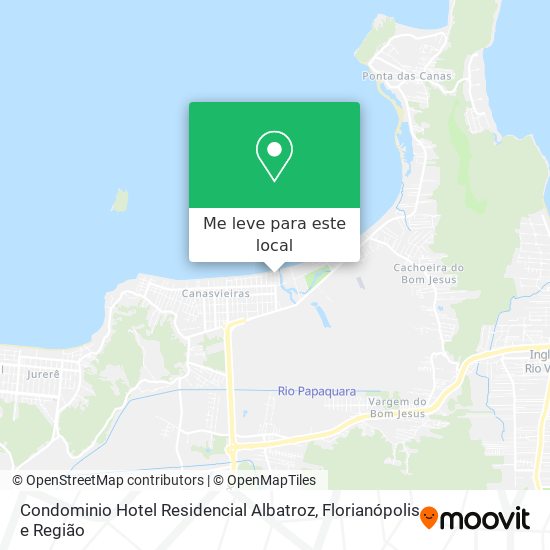Condominio Hotel Residencial Albatroz mapa