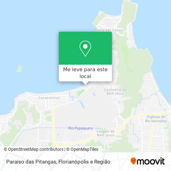 Paraíso das Pitangas mapa