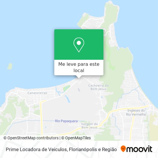 Prime Locadora de Veiculos mapa