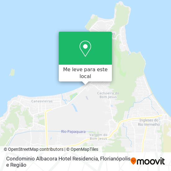Condominio Albacora Hotel Residencia mapa