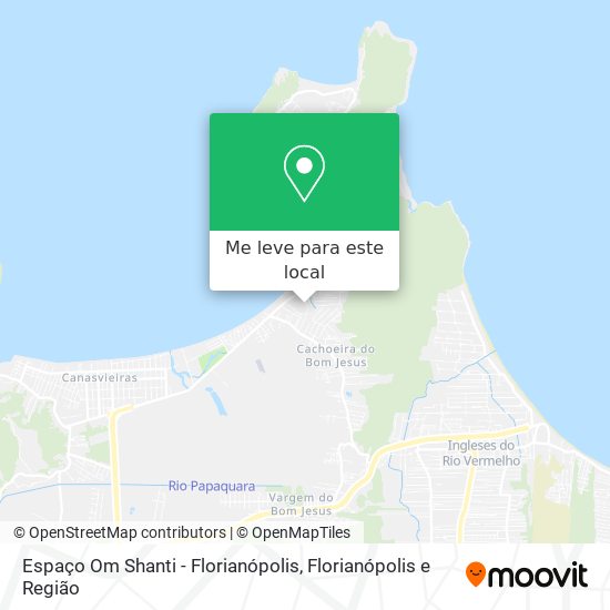 Espaço Om Shanti - Florianópolis mapa