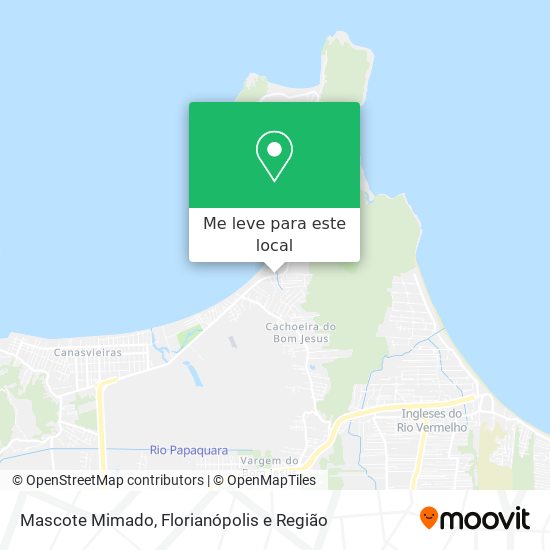 Mascote Mimado mapa