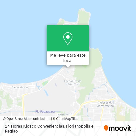 24 Horas Kiosco Conveniências mapa