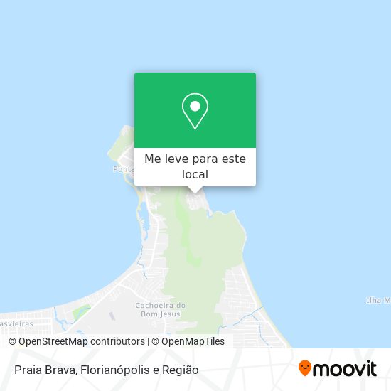 Praia Brava mapa
