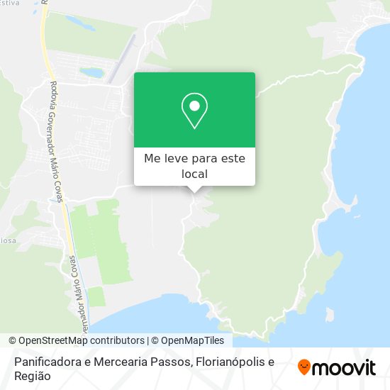 Panificadora e Mercearia Passos mapa