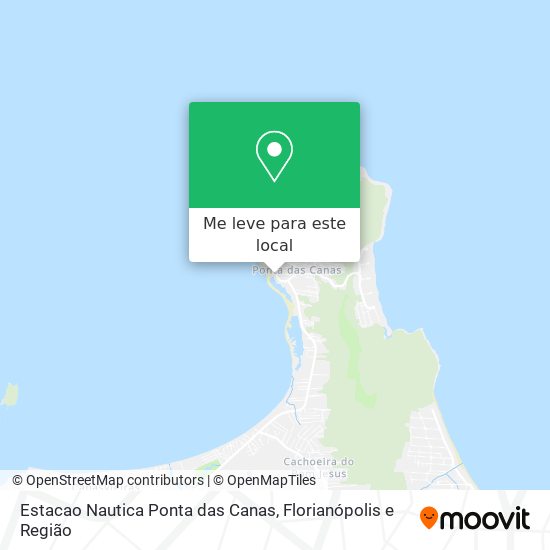 Estacao Nautica Ponta das Canas mapa