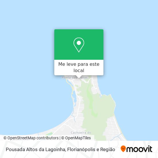 Pousada Altos da Lagoinha mapa
