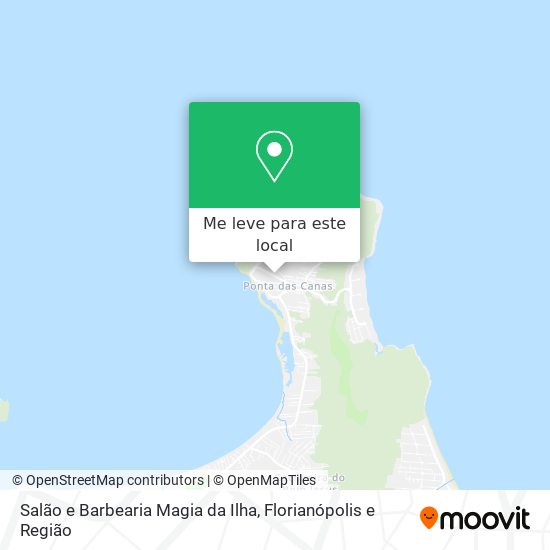 Salão e Barbearia Magia da Ilha mapa
