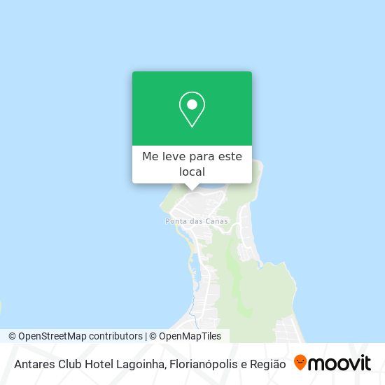 Antares Club Hotel Lagoinha mapa