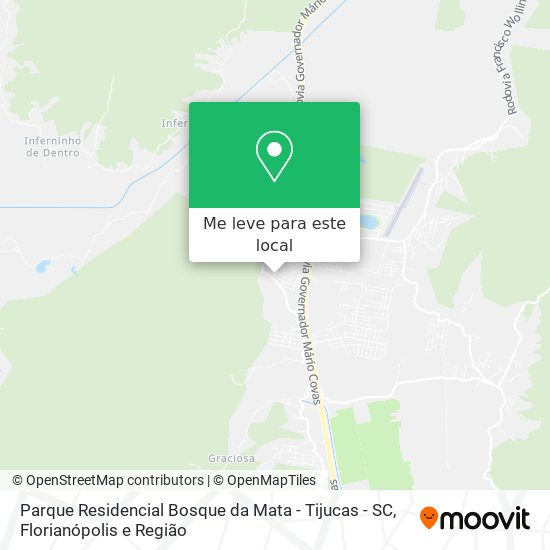 Parque Residencial Bosque da Mata - Tijucas - SC mapa