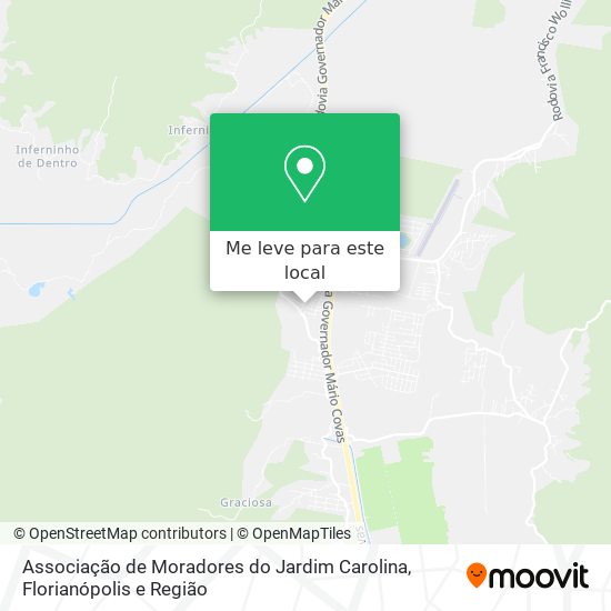 Associação de Moradores do Jardim Carolina mapa
