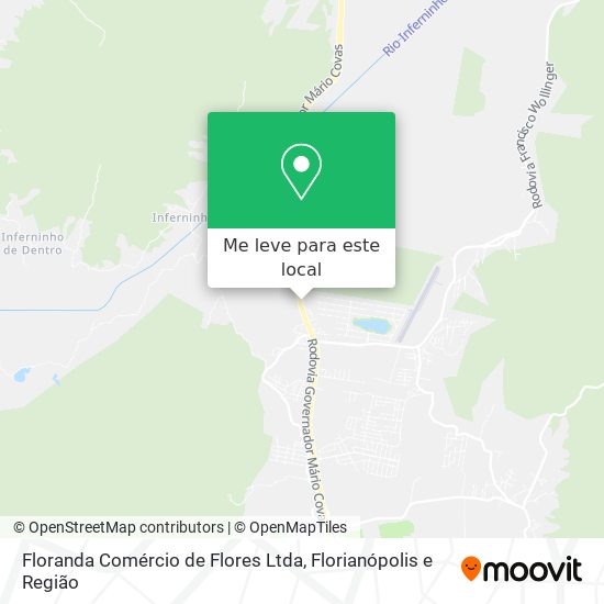 Floranda Comércio de Flores Ltda mapa