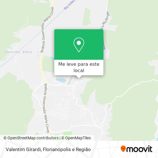 Valentim Girardi mapa