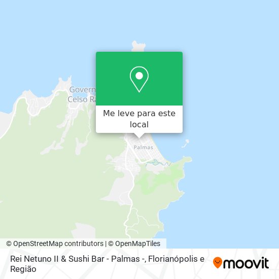 Rei Netuno II & Sushi Bar - Palmas - mapa