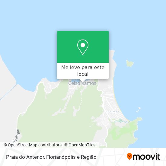 Praia do Antenor mapa