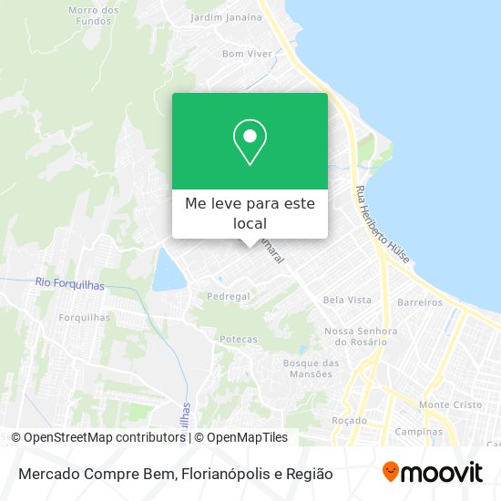 Mercado Compre Bem mapa