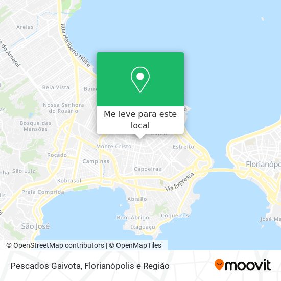 Pescados Gaivota mapa