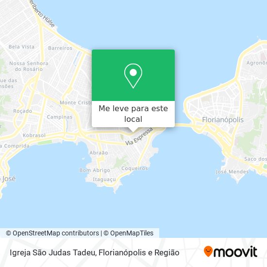 Igreja São Judas Tadeu mapa