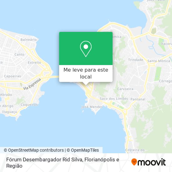 Fórum Desembargador Rid Silva mapa