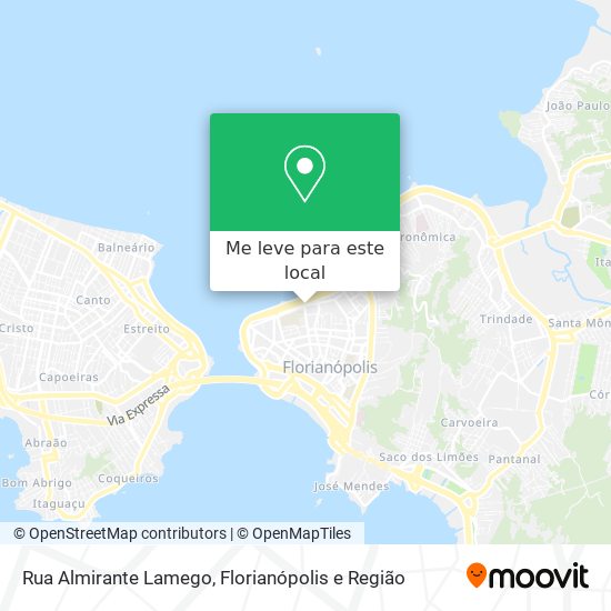 Rua Almirante Lamego mapa