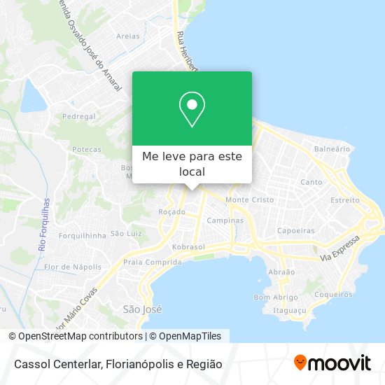 Cassol Centerlar mapa