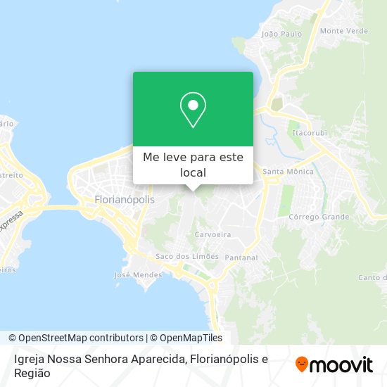 Igreja Nossa Senhora Aparecida mapa