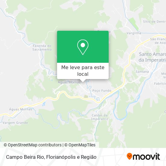 Campo Beira Rio mapa