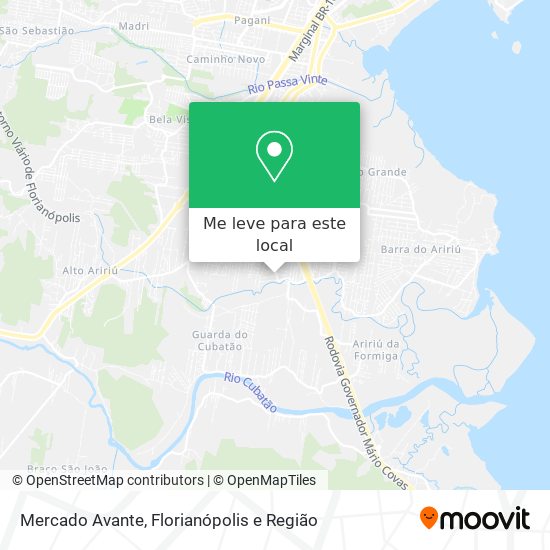 Mercado Avante mapa