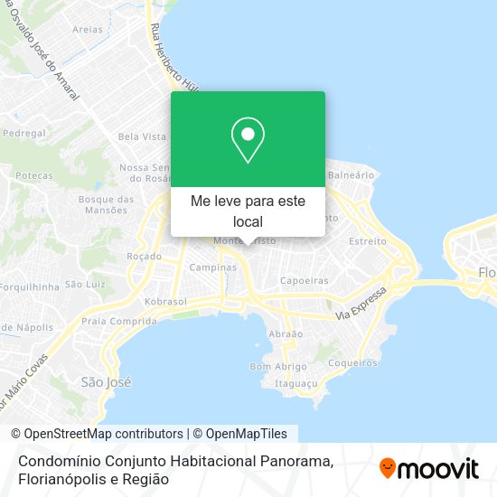 Condomínio Conjunto Habitacional Panorama mapa
