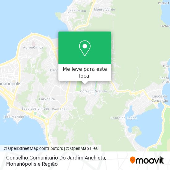 Conselho Comunitário Do Jardim Anchieta mapa