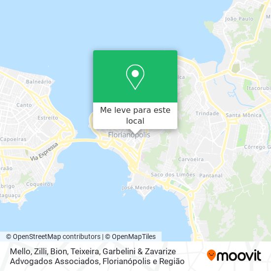 Mello, Zilli, Bion, Teixeira, Garbelini & Zavarize Advogados Associados mapa