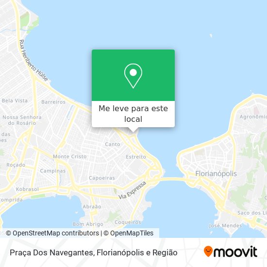 Praça Dos Navegantes mapa