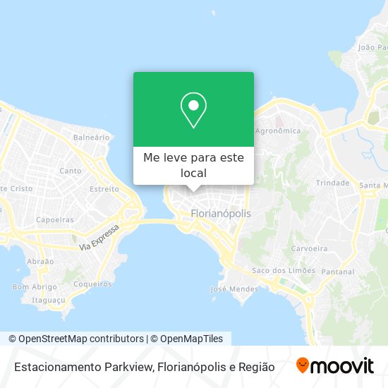 Estacionamento Parkview mapa