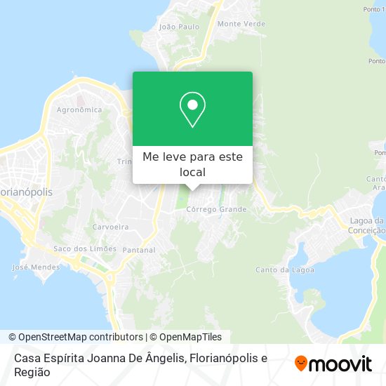 Casa Espírita Joanna De Ângelis mapa