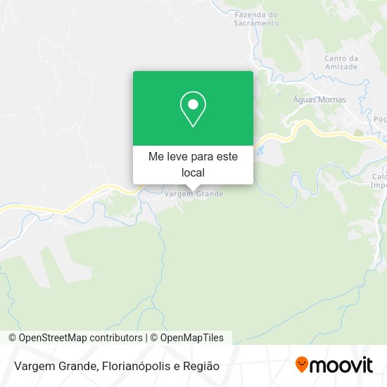 Vargem Grande mapa