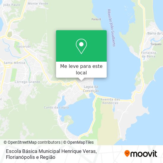 Escola Básica Municipal Henrique Veras mapa