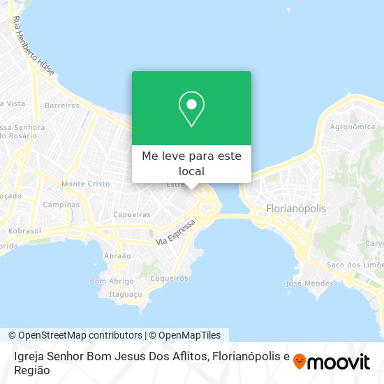 Igreja Senhor Bom Jesus Dos Aflitos mapa