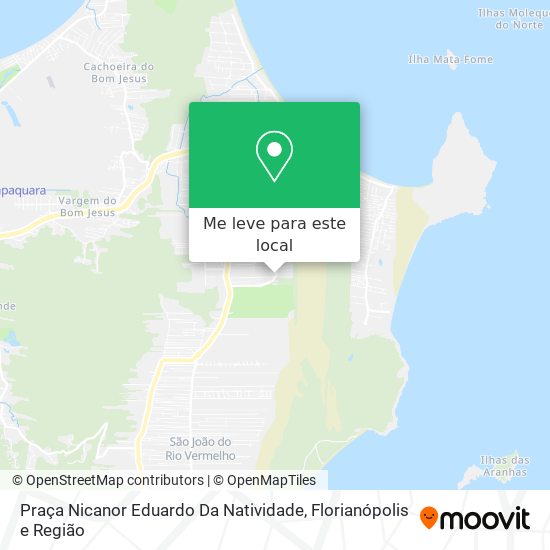 Praça Nicanor Eduardo Da Natividade mapa