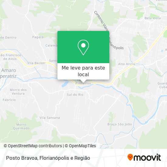 Posto Bravoa mapa