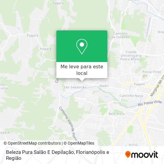 Beleza Pura Salão E Depilação mapa