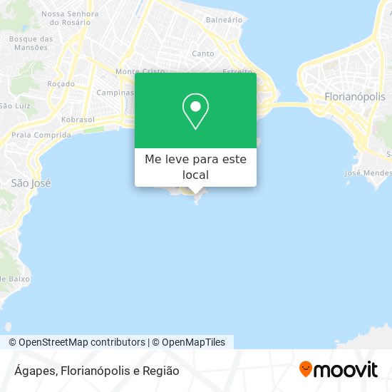 Ágapes mapa