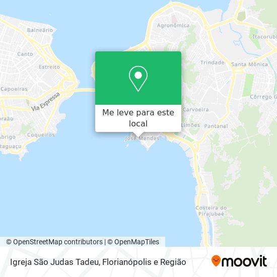 Igreja São Judas Tadeu mapa