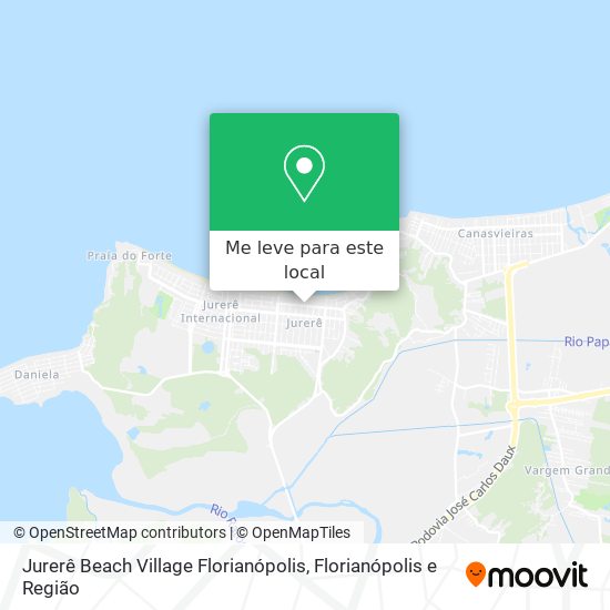 Jurerê Beach Village Florianópolis mapa