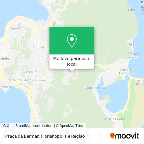 Praça da Berman mapa