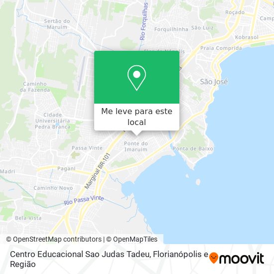 Centro Educacional Sao Judas Tadeu mapa