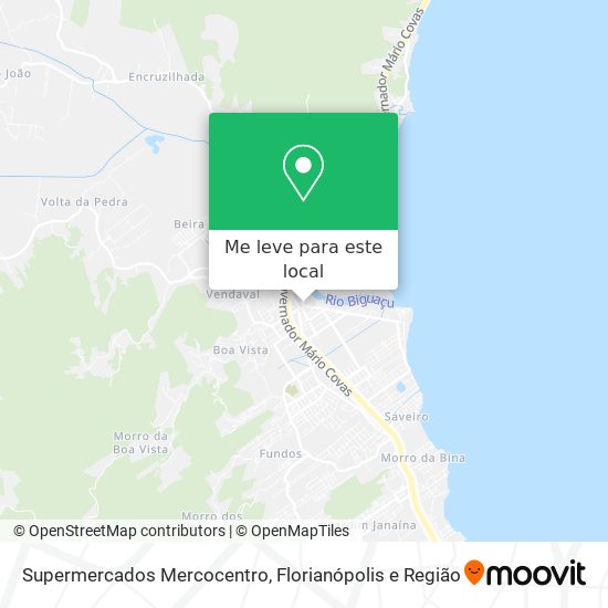 Supermercados Mercocentro mapa