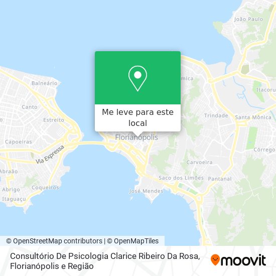 Consultório De Psicologia Clarice Ribeiro Da Rosa mapa