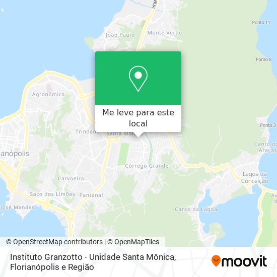 Instituto Granzotto - Unidade Santa Mônica mapa